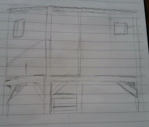 Sketch of Backyard Fort
