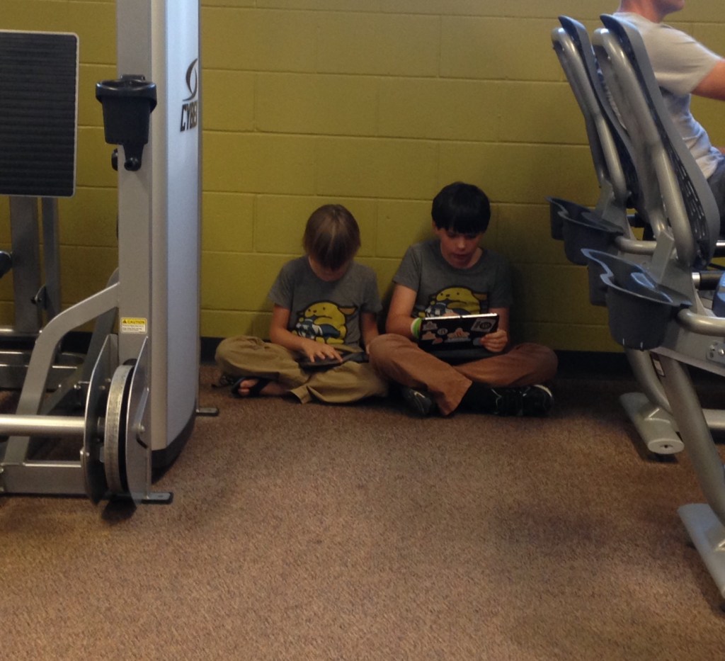 Kids Waiting Patiently